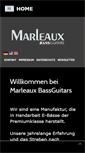 Mobile Screenshot of marleaux-bass.de
